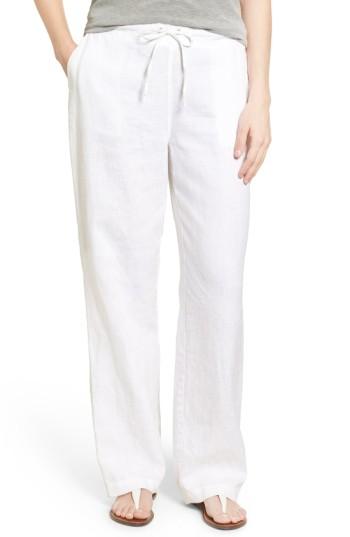 Women's Two By Vince Camuto Wide Leg Linen Pants - White