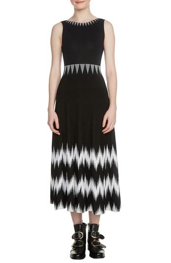 Women's Maje Ruche Midi Dress - Black