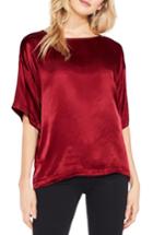 Women's Two By Vince Camuto Satin Tee - Red