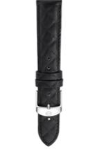 Women's Michele 18mm Quilted Leather Watch Strap