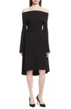 Women's Theory Kensington Off The Shoulder Foldover Dress