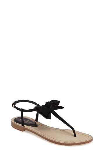 Women's Kate Spade New York Serrano Bow Sandal .5 M - Black