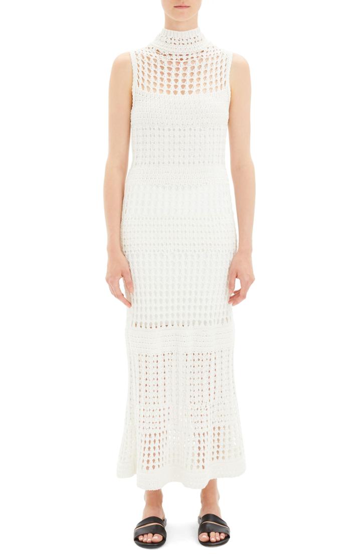 Women's Theory Mixed Knit Maxi Dress