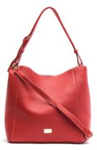 Frances Valentine Medium June Leather Hobo Bag - Orange