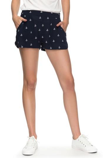 Women's Roxy Miami Beachy Shorts - Blue