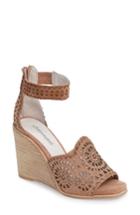 Women's Jeffrey Campbell Del Sol Wedge Sandal M - Beige