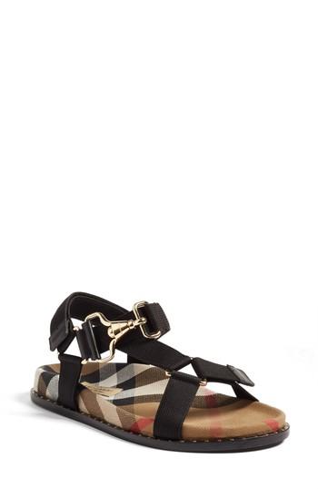 Women's Burberry Ardall Sandal Us / 36eu - Black