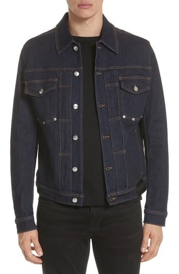 Men's Versus Versace Denim Jacket Eu - Blue