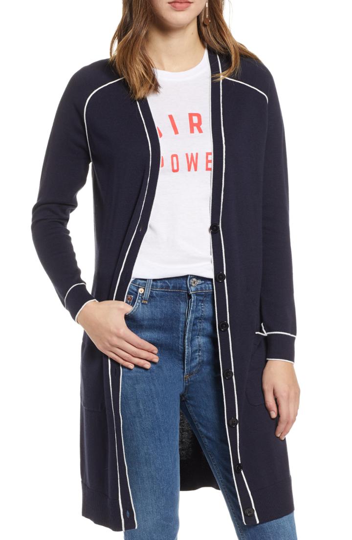 Women's 1901 Longline Cardigan - Blue