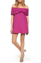 Women's Line & Dot Lorena Off The Shoulder Dress - Purple