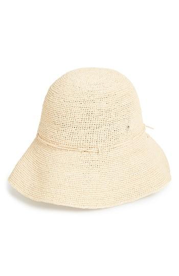 Women's Helen Kaminski '9 Villa' Raffia Straw Hat - Pink