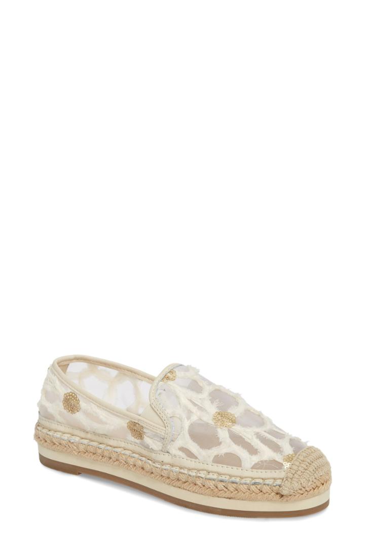 Women's Botkier Sara Espadrille Platform Loafer .5 M - Ivory