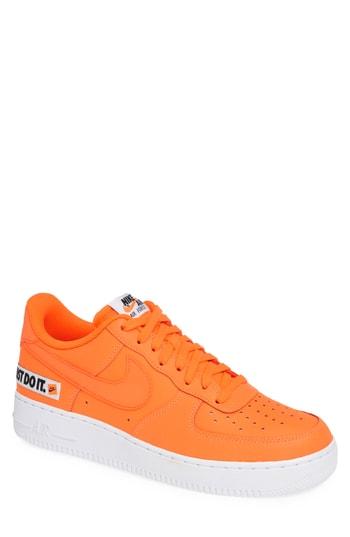Men's Nike Air Force 1 '07 Lv8 Just Do It Sneaker M - Orange