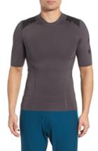 Men's Under Armour Perpetual Half Sleeve Fitted Shirt - Grey