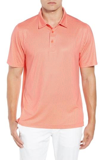 Men's Cutter & Buck Chad Drytec Microprint Polo - Blue