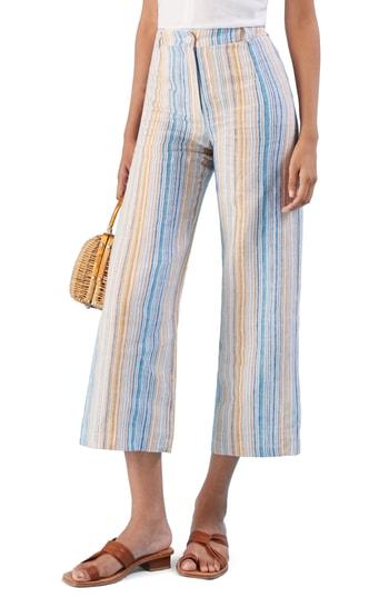 Women's Reformation Tahiti Linen Pants - Blue