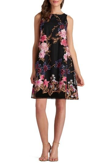 Women's Eci Embroidered Shift Dress - Pink