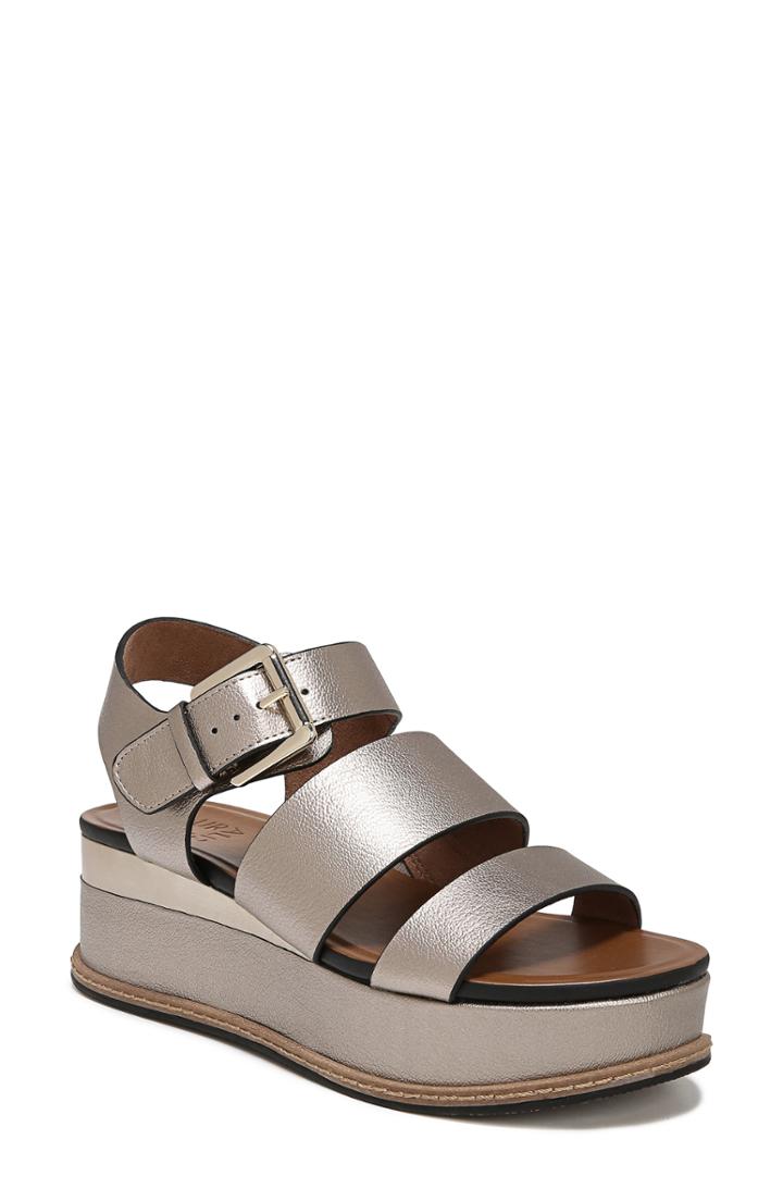 Women's Naturalizer Billie Platform Sandal M - Metallic