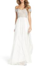 Women's La Femme Off The Shoulder Ballgown