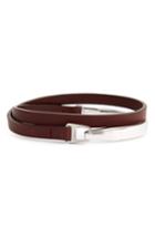 Men's Miansai Moore Leather Wrap Bracelet