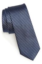 Men's 1901 Vinca Solid Silk Tie, Size - Black
