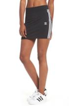 Women's Adidas Originals 3-stripes Miniskirt - Black