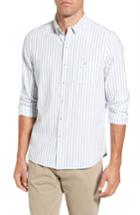 Men's Michael Bastian Trim Fit Vertical Stripe Sport Shirt - Blue