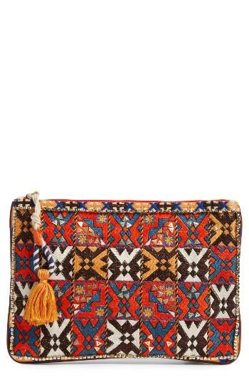 Steven By Steve Madden Jessence Beaded Pouch - Blue
