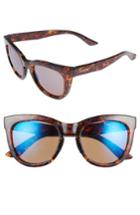 Women's Smith 'sidney' 52mm Sunglasses - Flecked Blue Tortoise