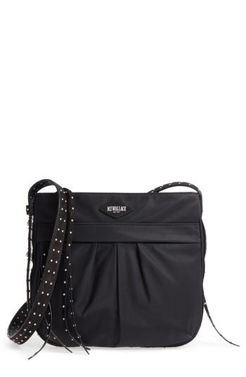 Mz Wallace Harlow Bedford Nylon Crossbody Bag - Black