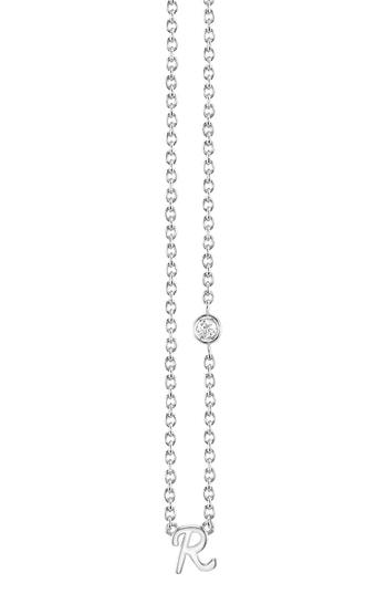 Women's Syd By Sydney Evan Diamond Initial Pendant Necklace