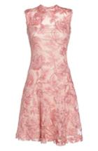 Petite Women's Tadashi Shoji Noelle Floral Fit & Flare Dress P - Pink