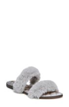 Women's Sam Edelman Griselda Faux Fur Slide Sandal M - Grey