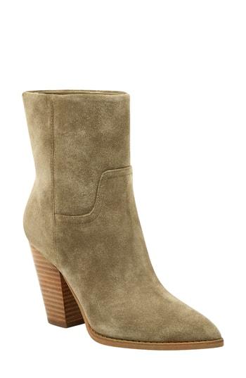 Women's Marc Fisher Ltd Devin Pointy Toe Bootie .5 M - Beige