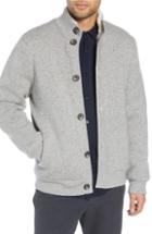 Men's Vince Regular Fit Wool Sweater With Faux Fur Lining