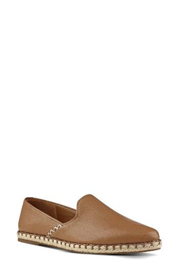 Women's Nine West Unrico Espadrille Flat .5 M - Beige