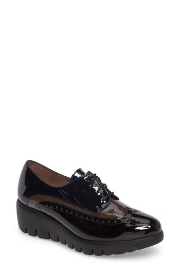 Women's Wonders Wedge Wingtip Derby .5-6us / 36eu - Black