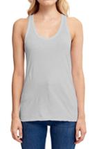 Women's Lamade Deep V-neck Tissue Jersey Tank - Grey