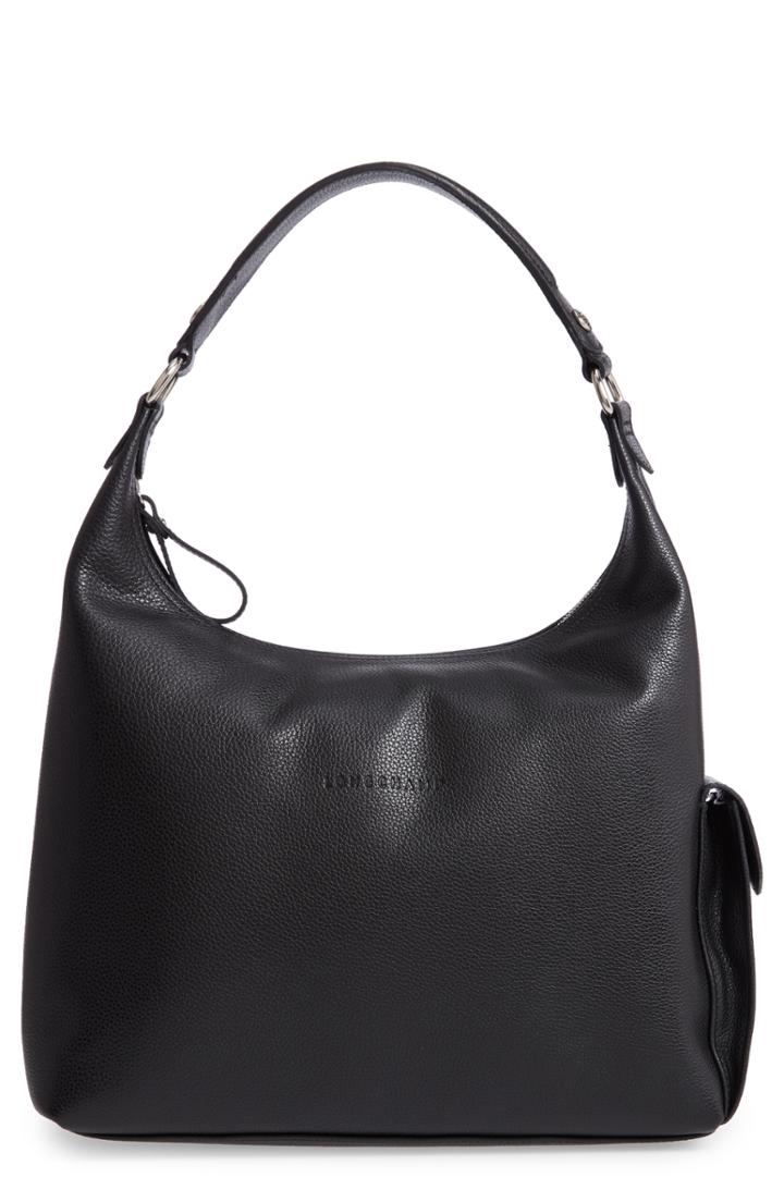 Longchamp Le Foulonne Leather Hobo -