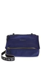Givenchy Mini Pandora Nylon Shoulder Bag - Blue