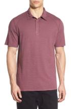 Men's Gramicci 'drake' Stripe Polo - Purple