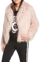 Women's Lamarque Faux Fur Jacket - Pink