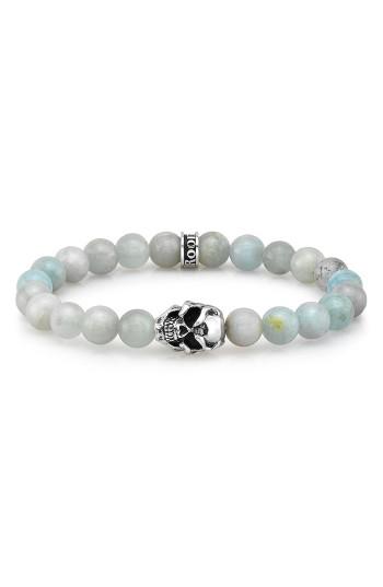 Men's Room 101 Aquamarine Bead Bracelet