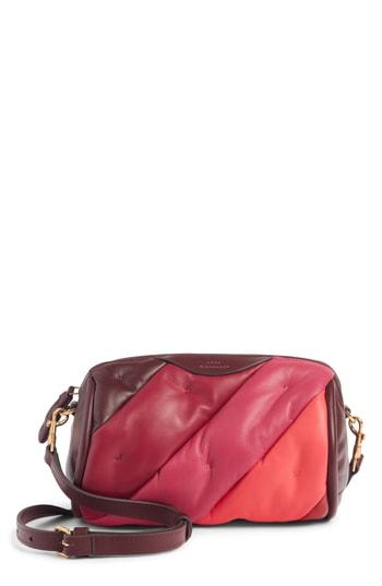 Anya Hindmarch Chubby Barrel Nappa Leather Crossbody Bag - Burgundy