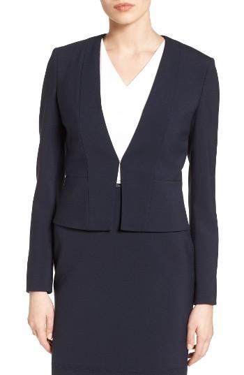 Women's Boss Jemida Stretch Cotton Jacket