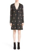 Women's Victoria, Victoria Beckham Bird Print Shift Dress