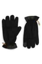Men's Timberland Seabrook Beach Boot Nubuck Touchscreen Gloves - Black