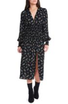Women's Afrm Hazel Smocked Midi Dress - Black