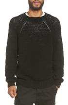 Men's Vince Raglan Sweater - Black
