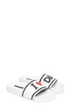 Women's Dolce & Gabbana I Love Dg Slide Sandal .5us / 37eu - White